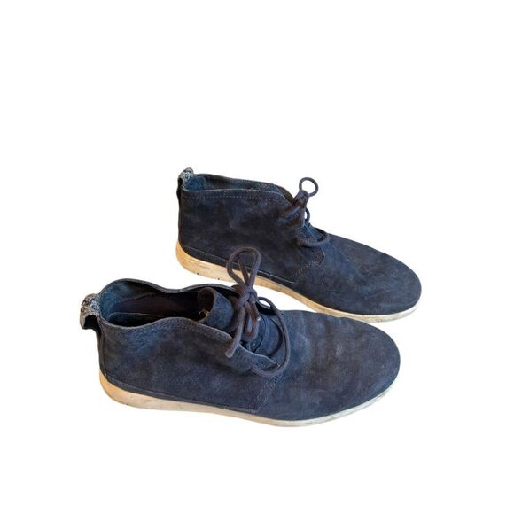 Ugg Mens Size 9 Suede Ankle Chukka Boots Navy Blue Casual Shoes - Picture 2 of 10
